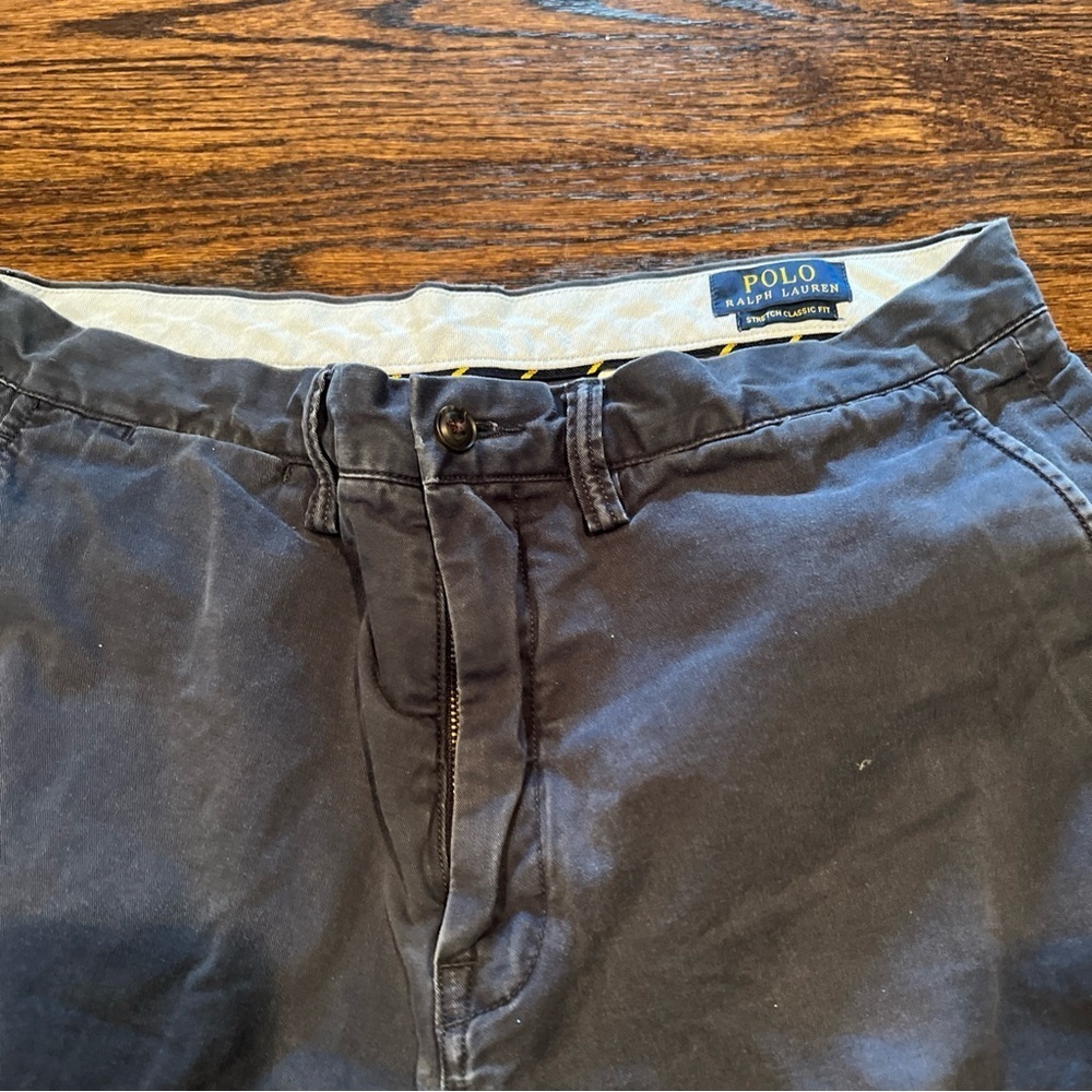 Polo Ralph Lauren Chino Shorts Stretch Classic Fit Mens Size 34 - Picture 2 of 7
